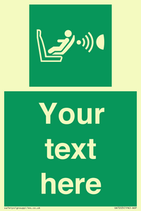Custom safe condition child seat presence orientation detection system